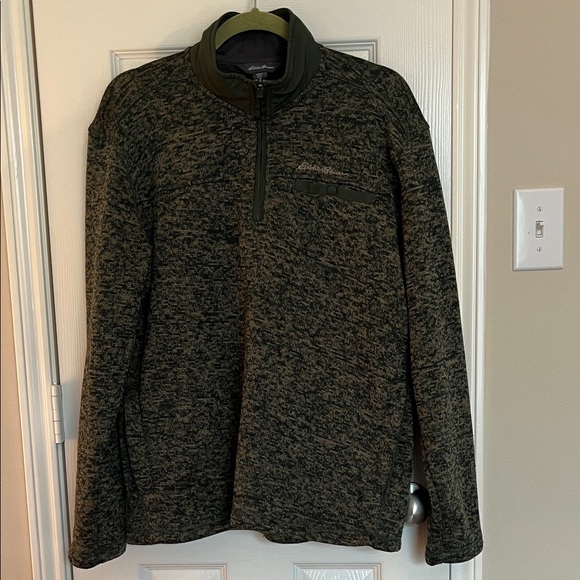 Eddie Bauer Quarter Zip Sweater - Picture 2 of 9